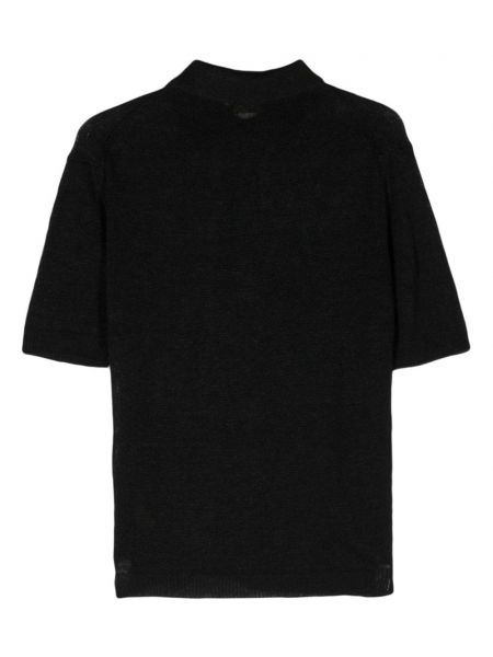 Polo marškinėliai Dell'oglio juoda