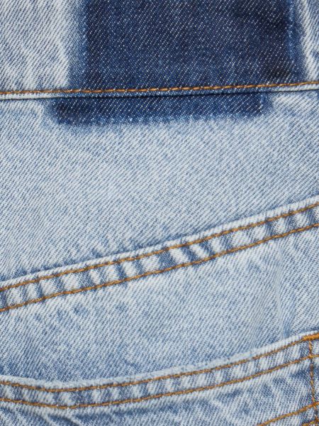 Jeans di cotone oversize Zimmermann blu