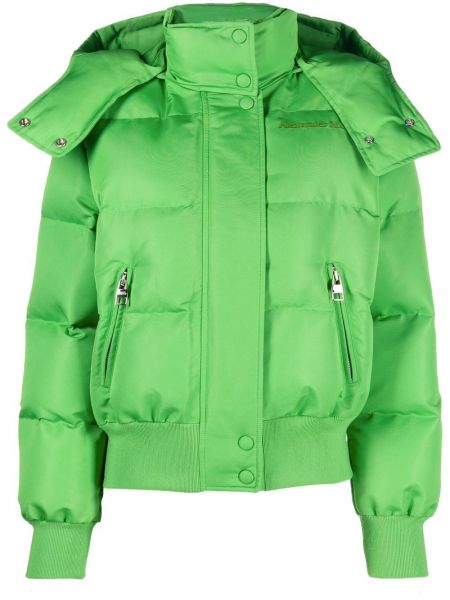 Dūnu jaka ar kapuci Alexander Mcqueen zaļš