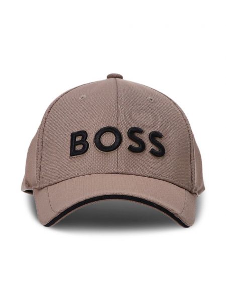 Kepurė su snapeliu Boss ruda