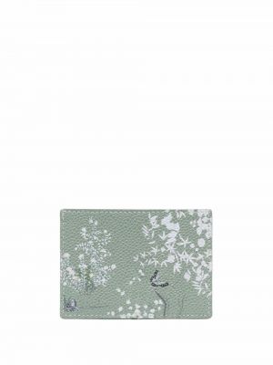 Geblümt geldbörse mit print Thom Browne grün