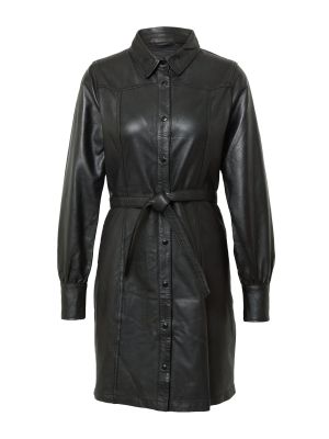 Goosecraft Košeľové šaty 'Lila'  čierna