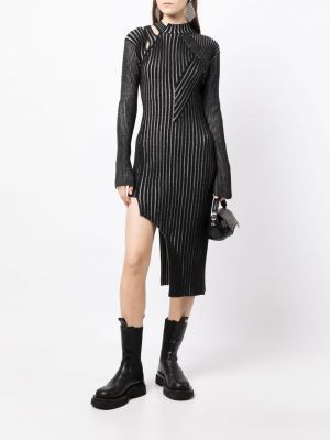 Asymmetrisk dress Feng Chen Wang svart