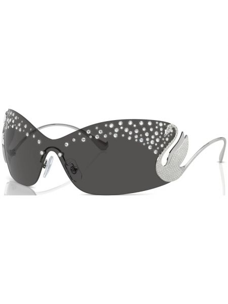 Okulary przeciwsłoneczne Swarovski srebrne