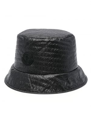 Raštuotas kepurė Moncler juoda