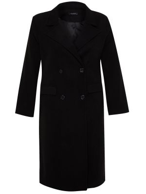 Παλτό με τσέπες Trendyol μαύρο