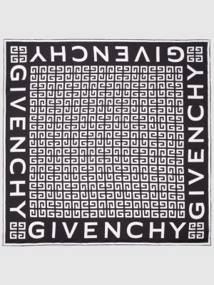 Черный шелковый платок Givenchy