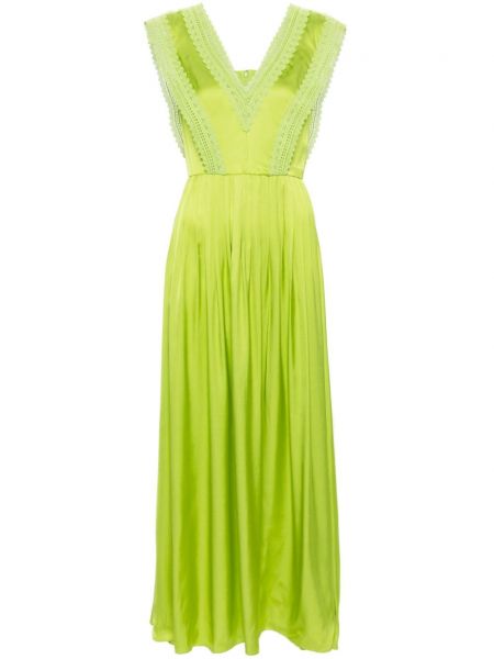 Макси рокля Dvf Diane Von Furstenberg зелено