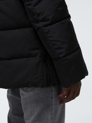 Péřová bunda s kapucí Dolce&gabbana černá