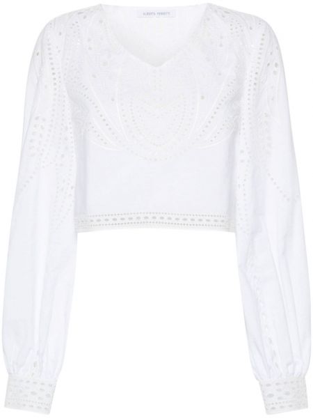 Блуза Alberta Ferretti бяло