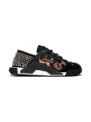 Leopard trykt sneakers for jenter Dolce & Gabbana Kids