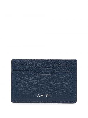 Kožená peňaženka Amiri modrá