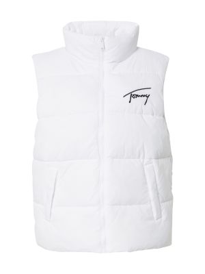Tommy Jeans Vesta  námornícka modrá / biela