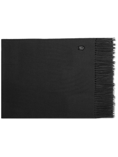 Шерстяной шарф Maison Kitsuné черный