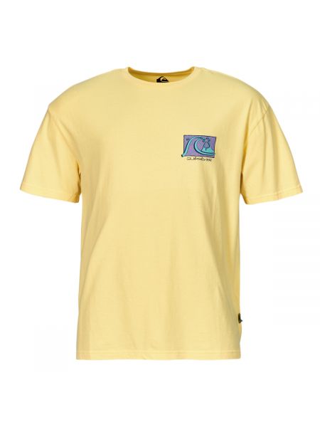 Koszulka z krótkim rękawem Quiksilver żółta