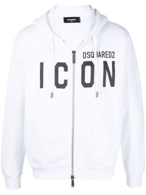 Sudadera con capucha Dsquared2 blanco