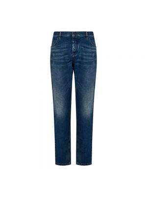 Jeans skinny slim slim slim Balmain bleu