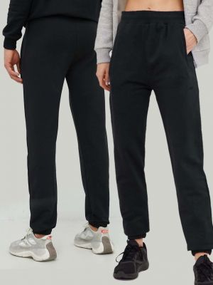 Bavlněné sportovní kalhoty Arkk Copenhagen černé