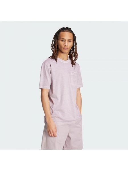 Koszulka z kieszeniami Adidas fioletowa
