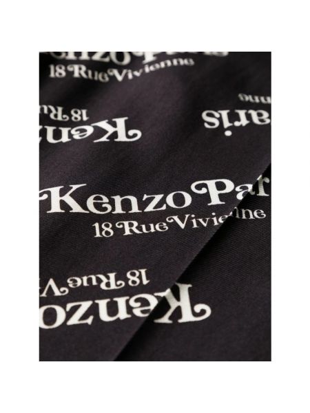 Spodnie relaxed fit Kenzo czarne