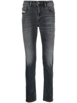 Slank lav midje skinny jeans Diesel svart