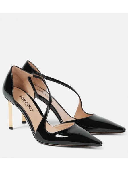 Pumps i läder i lackläder Tom Ford svart