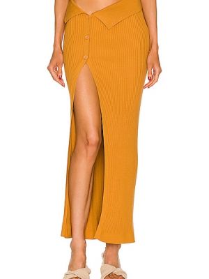 Pletená sukně Atoir - Oranžová