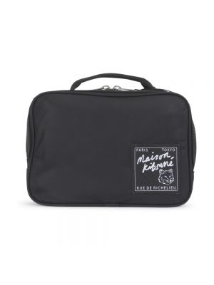 Czarna torba na laptopa Maison Kitsune