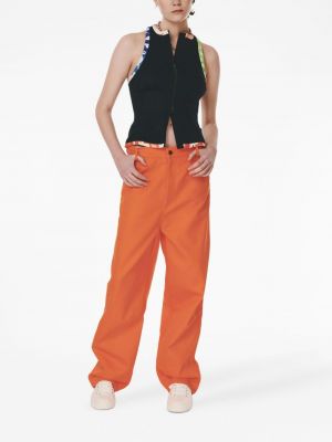 Proste spodnie Rosie Assoulin pomarańczowe