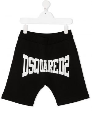 Trykt shorts for jenter Dsquared2 Kids svart