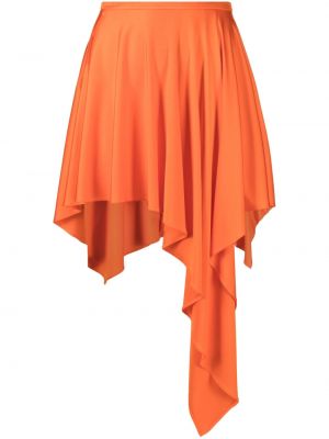 Asymetrická sukně Stella Mccartney - oranžová