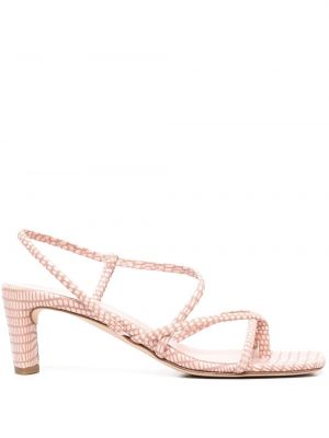 Sandales ar papēžiem Del Carlo rozā