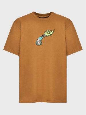 T-shirt Huf marron