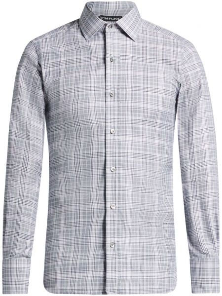 Pledinė medvilninė marškiniai Tom Ford