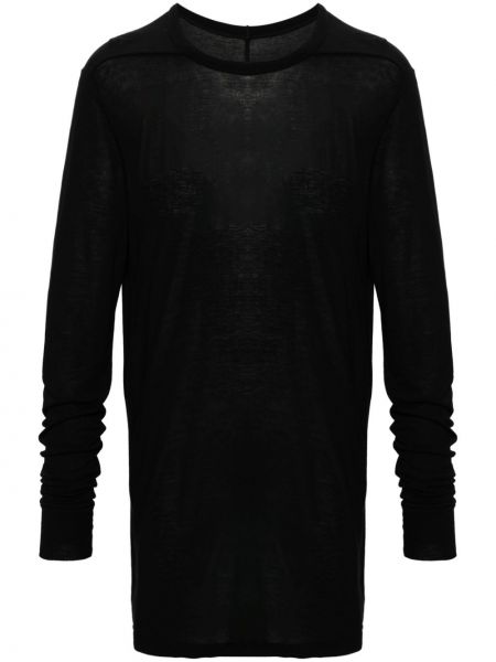T-krekls Rick Owens melns