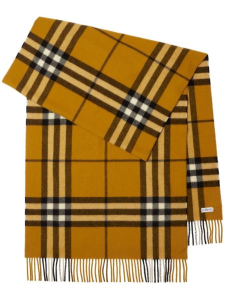 Tarkistettu kasmirmatto reuna huivi Burberry