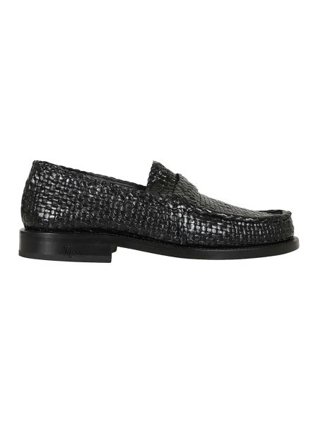Czarne loafers Marni