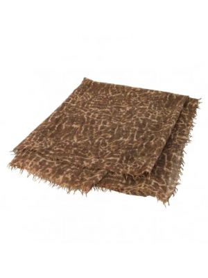 Bufanda de cachemir con estampado de cachemira Louis Vuitton Vintage marrón
