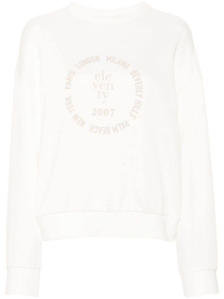 Sweatshirt Eleventy hvid