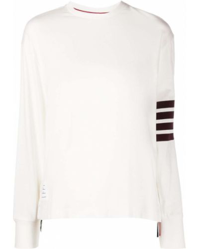 Jersey de tela jersey Thom Browne blanco