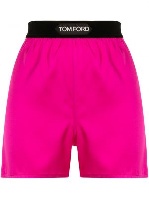 Šilkinės šortai Tom Ford rožinė