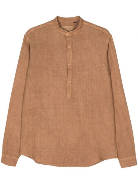 Lininė marškiniai Costumein ruda