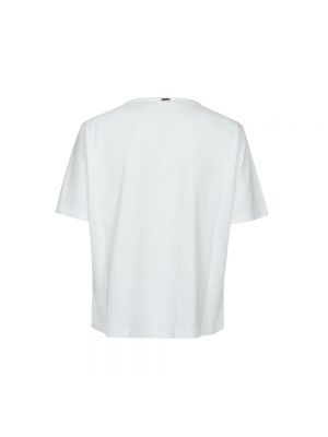 Camiseta con estampado de tela jersey Herno blanco