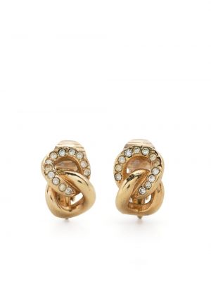Fülbevaló Christian Dior aranyszínű