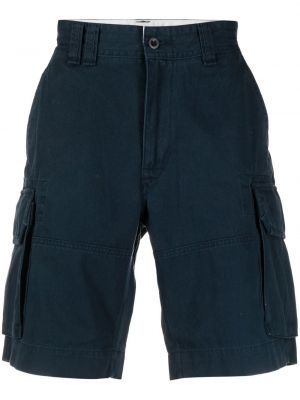 Pantaloni scurți cargo din bumbac din bumbac Polo Ralph Lauren albastru