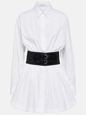 Βαμβακερό πουκάμισο Alaã¯a λευκό