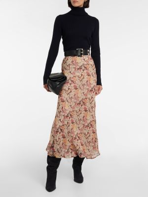 Długa spódnica w kwiatki Polo Ralph Lauren