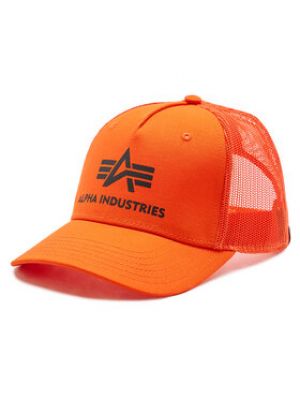 Šiltovka Alpha Industries - oranžová