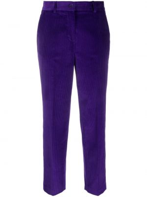 Pantaloni de catifea cord din bumbac P.a.r.o.s.h. violet