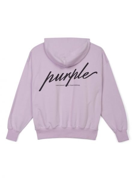 Hoodie mit print Purple Brand lila
